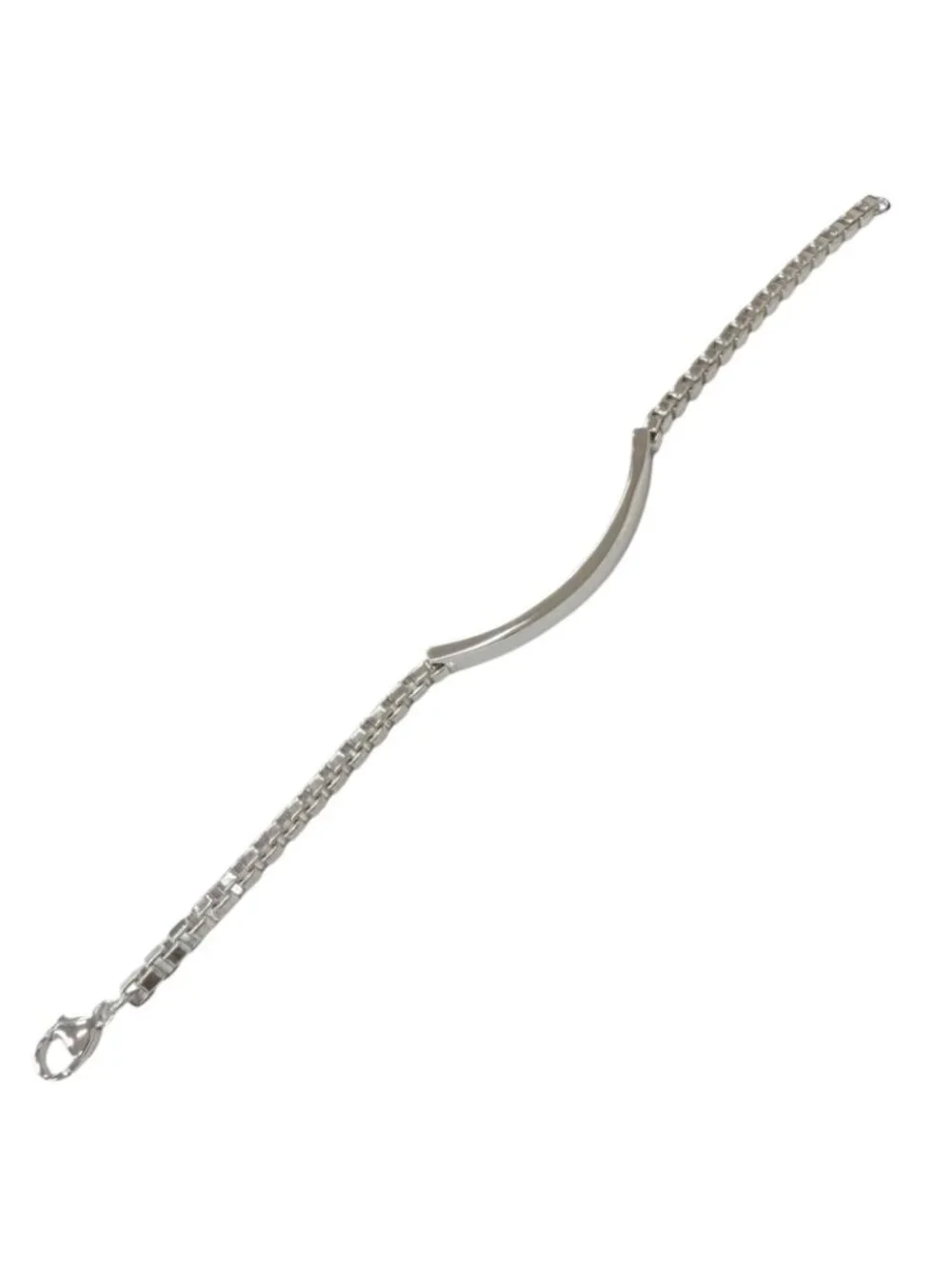 Tiffany & Co Venetian Link ID Bracelet Silver